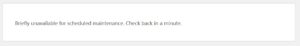 WordPress Shows “Briefly Unavailable for Scheduled Maintenance”